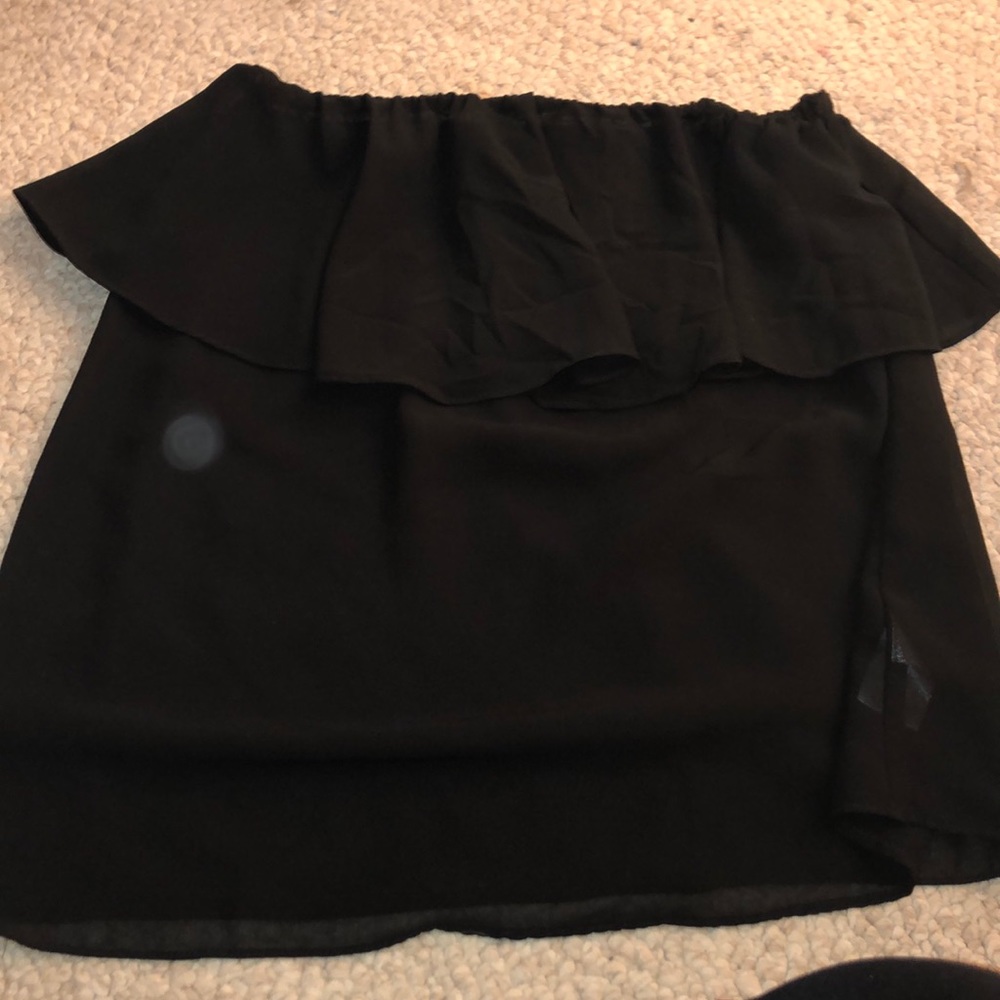 •Black Sheer Blouse•